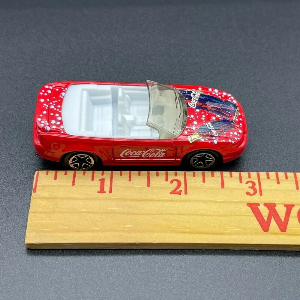 Matchbox Coca-Cola 1999 '99 Ford Mustang Convertible Car Red‎ Diecast 1/61 Scale